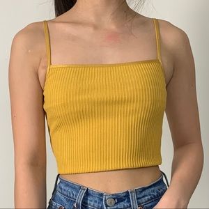 yellow tank